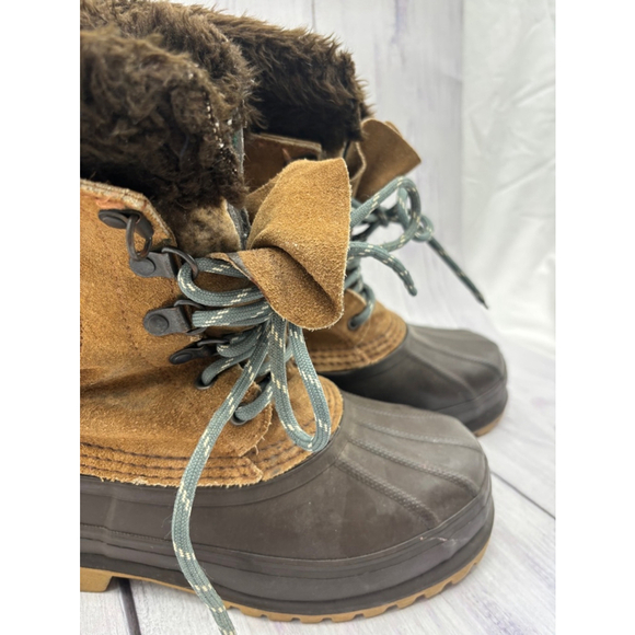 Vintage Kaufman Sorel Boots, Tan & Brown size 8.5? - Picture 3 of 12